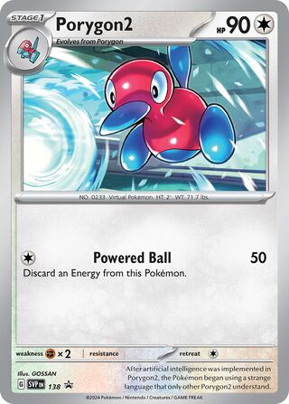 Porygon2 138 - Scarlet & Violet Promos