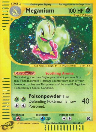 Meganium 18/165 - Expedition Base Set