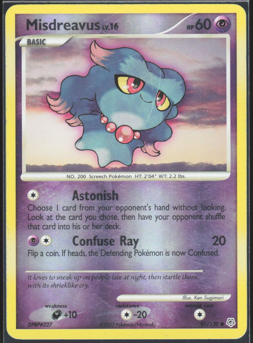Misdreavus 91/130 - Diamond and Pearl