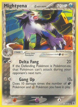 Mightyena 24/113 - Delta Species