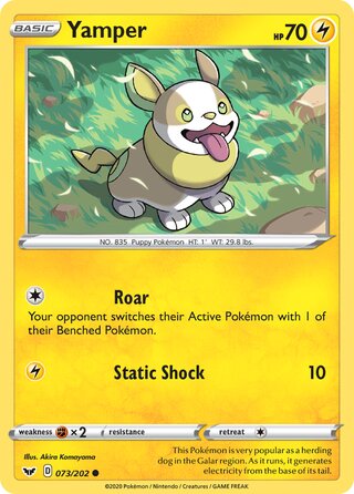 Yamper 073/202 - Sword & Shield Base