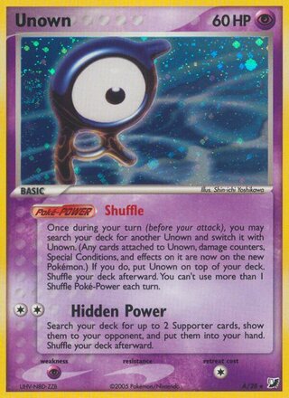 Unown A/28 - Unseen Forces