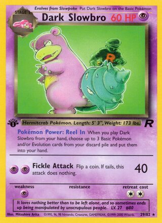 Dark Slowbro 29/82 - Team Rocket