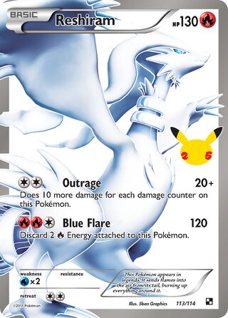 Reshiram 113/114 - Celebrations