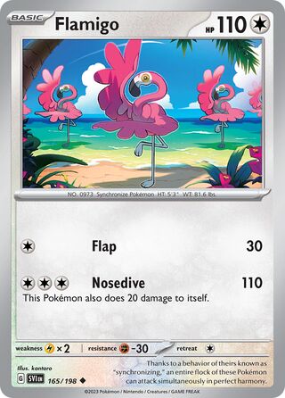 Flamigo 165/198 - Scarlet & Violet Base