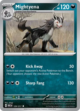Mightyena 129/217 - Ascended Heroes