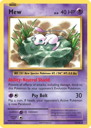 Mew 53/108 - Evolutions
