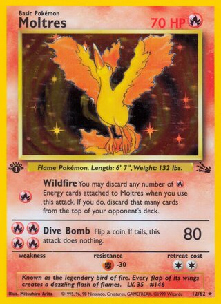 Moltres 12/62 - Fossil