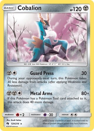 Cobalion 129/214 - Lost Thunder