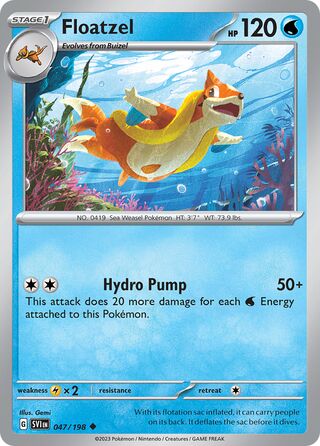 Floatzel 047/198 - Scarlet & Violet Base