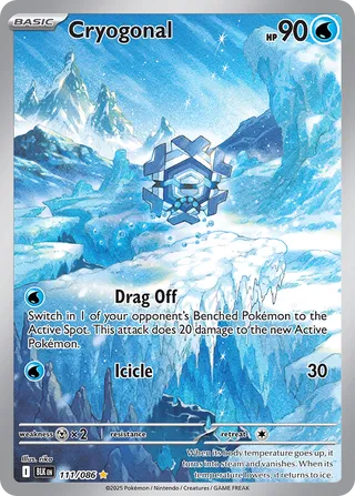 Cryogonal 111/086 - Black Bolt