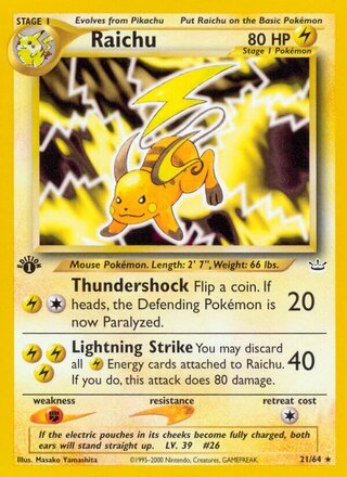 Raichu 21/64 - Jungle