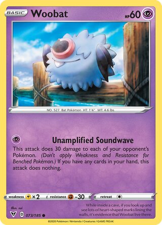 Woobat 073/185 - Vivid Voltage