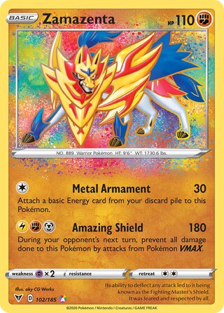 Zamazenta 102/185 - Vivid Voltage
