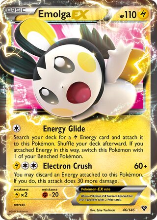 Emolga-EX 46/146 - XY Base