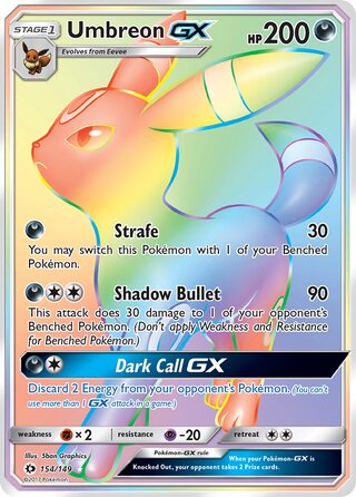 Umbreon-GX 154/149 - Sun & Moon Base