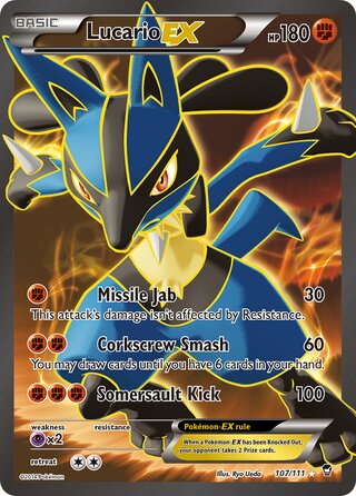 Lucario-EX 107/111 - Furious Fists