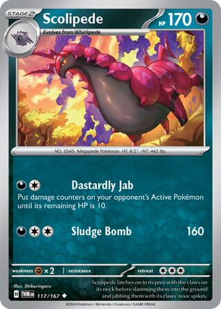 Scolipede 117/167 - Twilight Masquerade