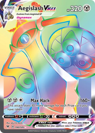 Aegislash VMAX 190/185 - Vivid Voltage