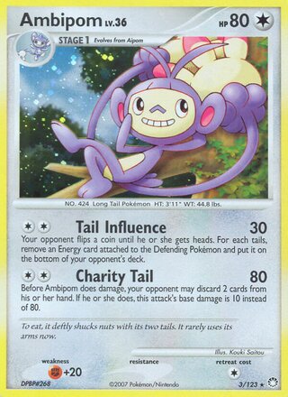 Ambipom 3/123 - Mysterious Treasures