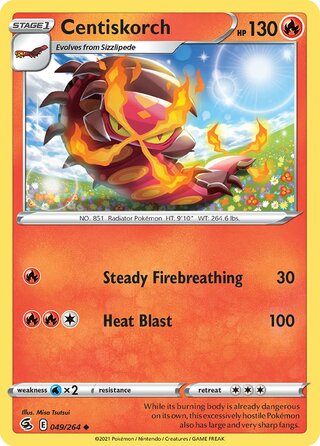 Centiskorch 049/264 - Fusion Strike