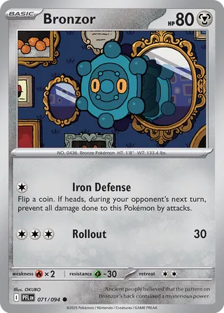 Bronzor 071/094 - Phantasmal Flames