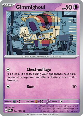 Gimmighoul 044/091 - Paldean Fates