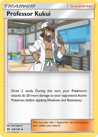 Professor Kukui 128/149 - Sun & Moon Base