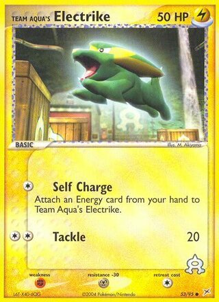 Team Aqua's Electrike 53/95 - Team Magma vs Team Aqua