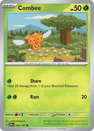 Combee 008/197 - Obsidian Flames