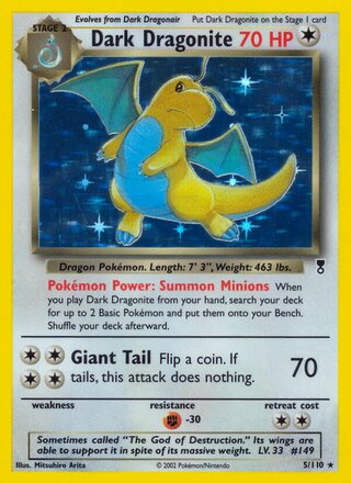 Dark Dragonite 5/110 - Legendary Collection