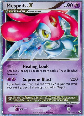 Mesprit LV.X 143/146 - Legends Awakened