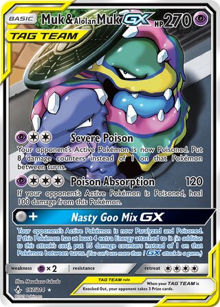 Muk & Alolan Muk-GX 197/214 - Unbroken Bonds