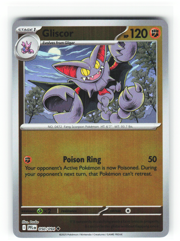 Gliscor 050/094 - Phantasmal Flames - NM (ID: 53133549809236) - front