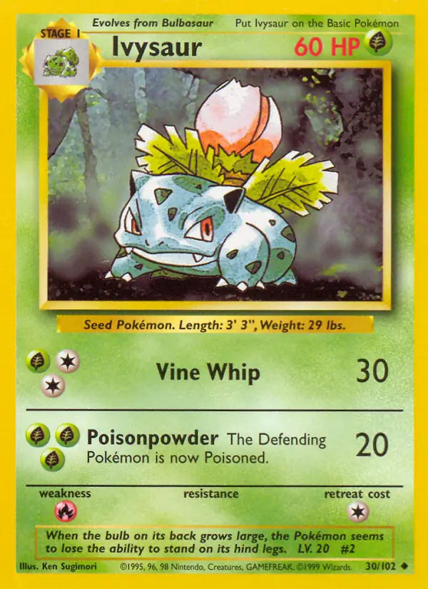 Ivysaur 30/102 - Base Set