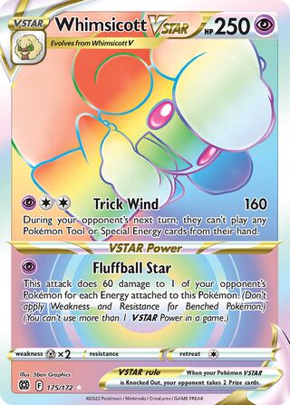 Whimsicott VSTAR 175/172 - Brilliant Stars