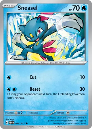 Sneasel 044/217 - Ascended Heroes