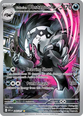 Galarian Obstagoon 245/217 - Ascended Heroes