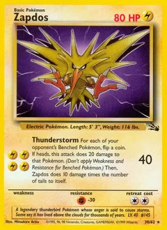 Zapdos 30/62 - Fossil