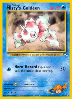 Misty's Goldeen 30/132 - Gym Heroes