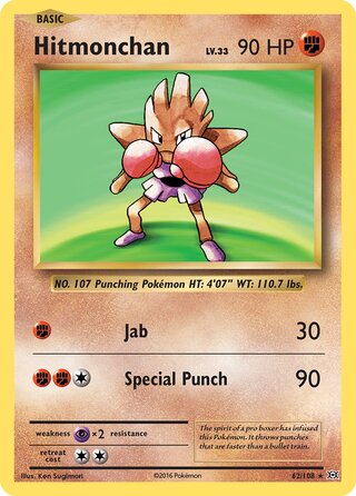 Hitmonchan 62/108 - Evolutions