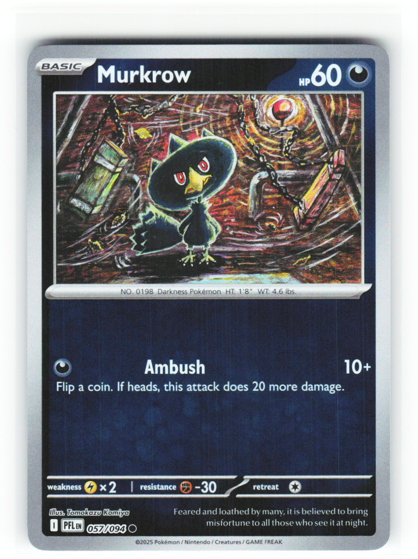 Murkrow 057/094 - Phantasmal Flames - NM (ID: 53133550150063) - front