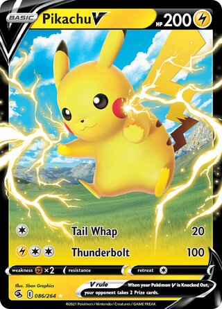 Pikachu V 086/264 - Fusion Strike