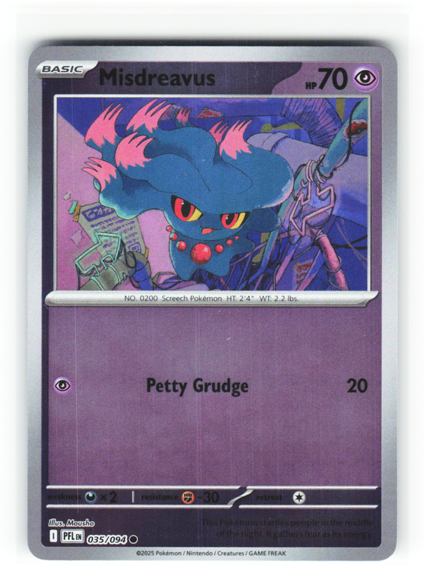 Misdreavus 035/094 - Phantasmal Flames - NM (ID: 53133549510983) - front