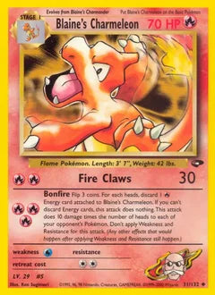 Blaine's Charmeleon 31/132 - Gym Challenge