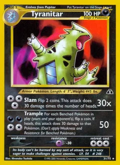 Tyranitar 31/75 - Neo Discovery