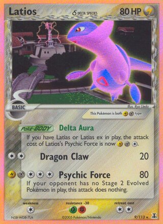 Latios 9/113 - Delta Species