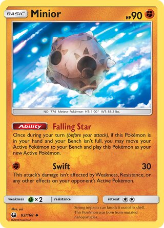 Minior 83/168 - Celestial Storm