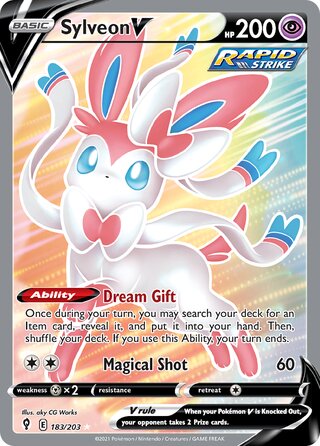 Sylveon V 183/203 - Evolving Skies