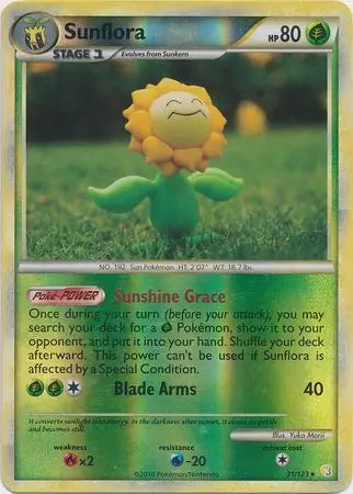 Sunflora 31/123 - HeartGold & SoulSilver